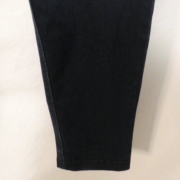 HUE | XL - extra large | Dark Blue Sleek Form-Fitting Slip-On Pants - Picture 9 of 16